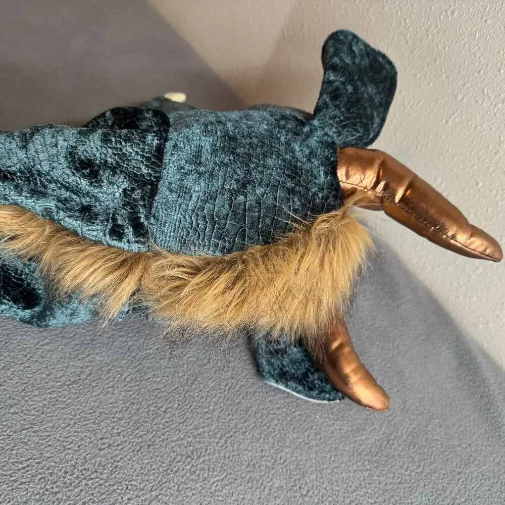 FAO Schwartz Dragon Costume Kids 3T Blue‎ Green Fantasy Theater Halloween